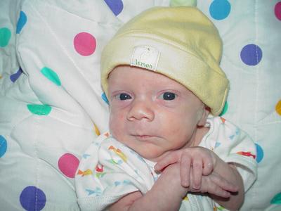 Our son Harold Storment Allred, born 16 October, 2004.