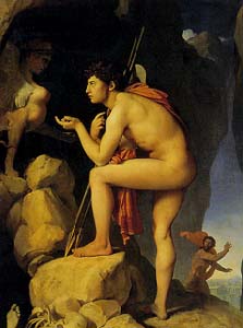 Oedipus Answering the Riddle of the Sphinx