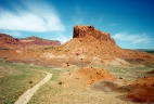 [butte and sky]