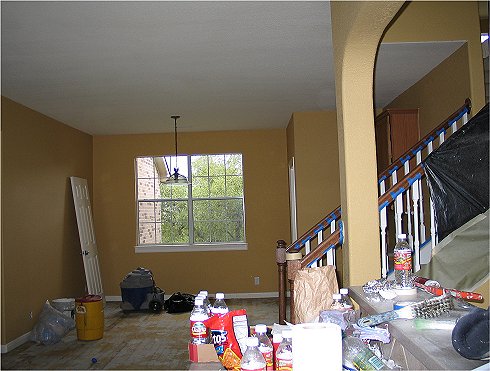 painting kitchen