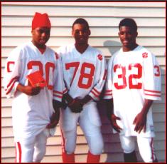 Alvin Wilson (20), George Ewing 
(78), CJ Davis (32)