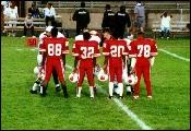 <Jeremiah Carson (88), CJ Davis (32), Alvin Wilson (20) & George Ewing (78)