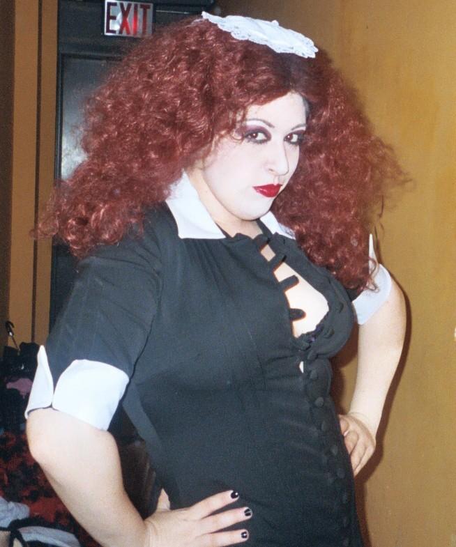 Patti from NYC Cast in Deluxe Magenta costume