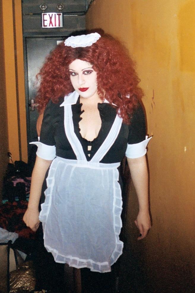 PAtti from NYC cast in complete CC Magenta costume
