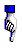 pointing down