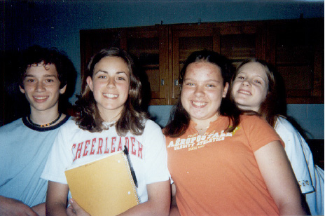 also last day of 8th grade, in Mrs. Himes'&nbsp; class (science)
