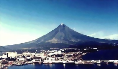 Downtown Legazpi City,
Legazpi Port
and Mayon Volcano