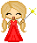 A red fairy. Base by Dreams in Digital.