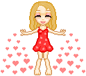 A Valentine's doll. Base by Elfe de Lune.