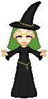 A Halloween witch. Base by Elfe de Lune.