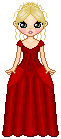 An olden-days girl. I love this dress! Base by Julie's Dolls.