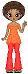 A hippie. Base by Julie's Dolls.