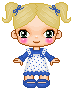 A baby me! I actually have that dress, lol. Base by Guinevere's Dolls.