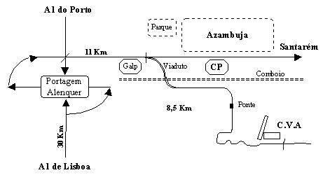 Mapa indicativo de localizacao