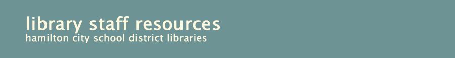 Library Staff Resources