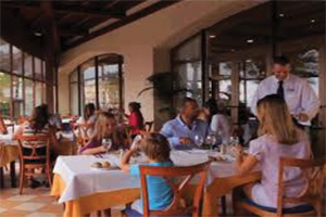 Family at Restaurant