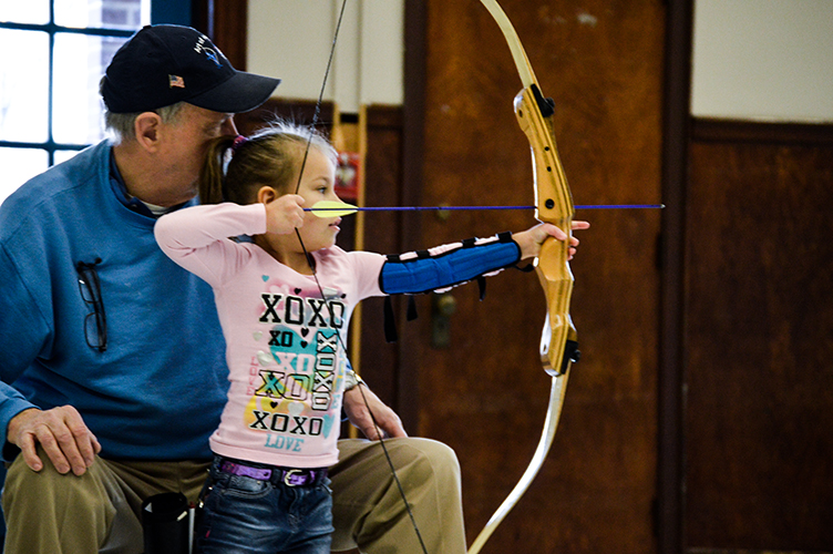 My daughter the archer