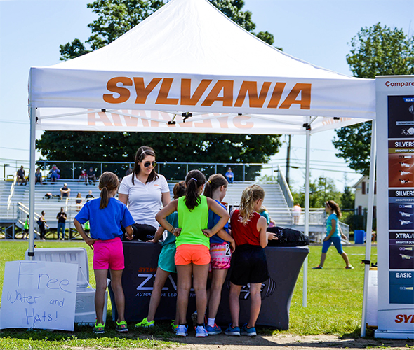 Sylvania Automotive tent