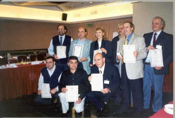 Italian players in Rimini 2001 (23.327 bytes)