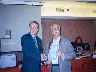 Alan Borwell (ICCF President) with A.R.Ramirez (ARG) - Honorary Membership (18.917 bytes)