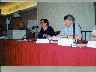 Gian-Maria Tani (World Tournament Office Commissioner) with Alan Borwell (ICCF President) (20.716 bytes)
