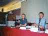 Chris L�ers (ICCF Email Office Commissioner) with Alan Borwell (ICCF President) (18.979 bytes)