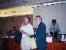 Dr. Fritz Baumbach (GER) with Alan Borwell (ICCF President) (18.954 bytes)
