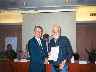 Alan Borwell (ICCF President) with Warner Bruce Kover (BRS) (20.120 bytes)