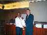 H. J. Samtani (IND) with Alan Borwell (ICCF President) (18.094 bytes)