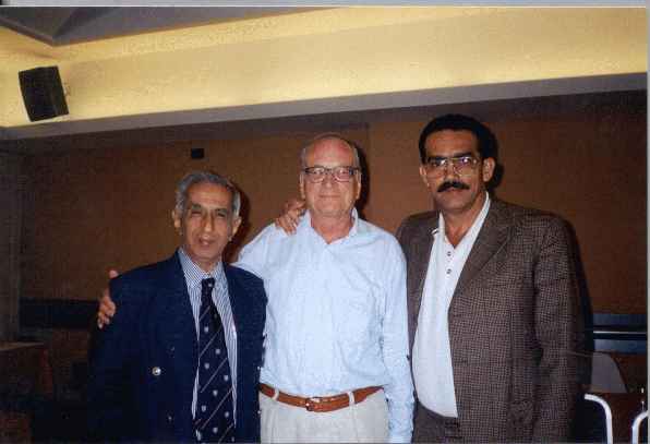 H. J. Samtani (IND), Herr Fritz Baumbach (GER) and Pablo Salcedo (CUB) (19.434 bytes)
