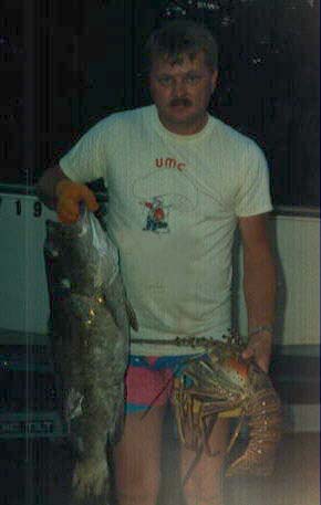 a fish and lobster ? for dinner ?