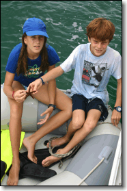 Kids aboard always have fun !
