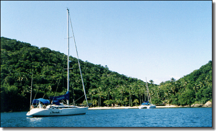 Praia da Aroeira, Enseada das Palmas