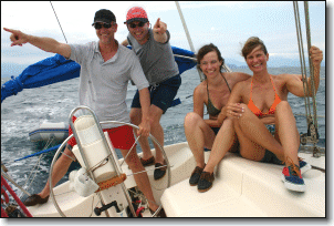 Alive and kicking into reefed race mode !