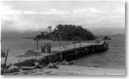 Pier construction at Abra�o