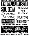 June 22nd show flyer