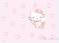 Hello Kitty - Pink Hello Kitty angel with strawberry hearts #2
