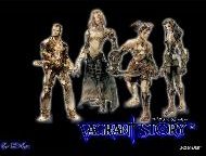 Vagrant Story - Riot, Losstarot, Guildenstern, and Merlose on a black background