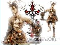 Vagrant Story - Ashley Riot white background with symbol