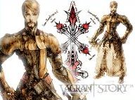 Vagrant Story - Romeo Guildenstern white background with symbol