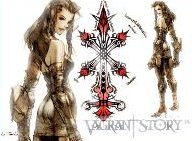 Vagrant Story - Callo Merlose white background with symbol