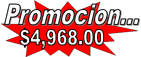 Promocion...,$4,968.00