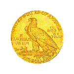 $2.50  Indian Quarter Eagle Reverse, 1908-1929.