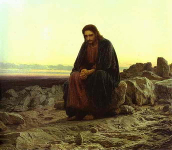 Ivan Kramskoy. Christ in the Desert. 1872