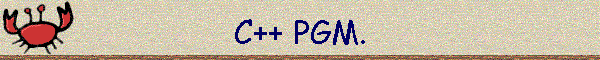 C++ PGM.