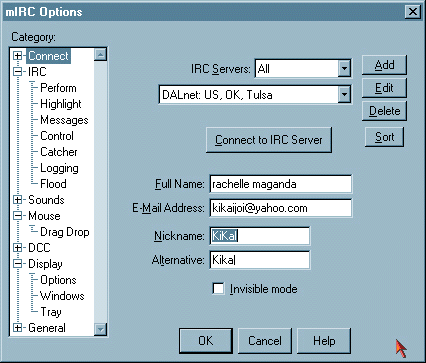 Figure 1. Setup Dialog Box 
