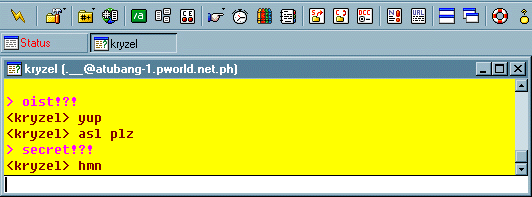 Figure 4. Private Chat Dialog Box