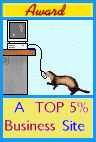 Business site! Get it? Ha ha ha! A group of ferrets is called a business!