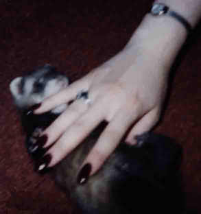 "Tasty fingers Mom!"