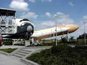 Shuttle again, that's the rocket booster for it in the background